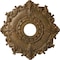 Ekena Millwork Riley Ceiling Medallion (Fits Canopies up to 4 5/8"), 18"OD x 3 1/2"ID x 1 1/2"P, Rubbed Bronze CM18RLRZS - alternate 1